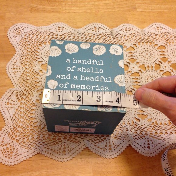 Beach Decor, Primitives by Kathy Seashell Holder - Picture 3 of 7